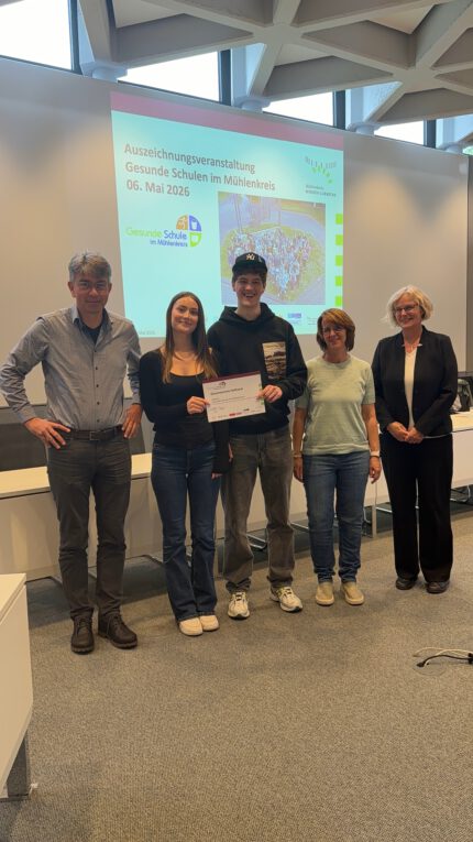 Auszeichnung als „Gesunde Schule im Mühlenkreis“